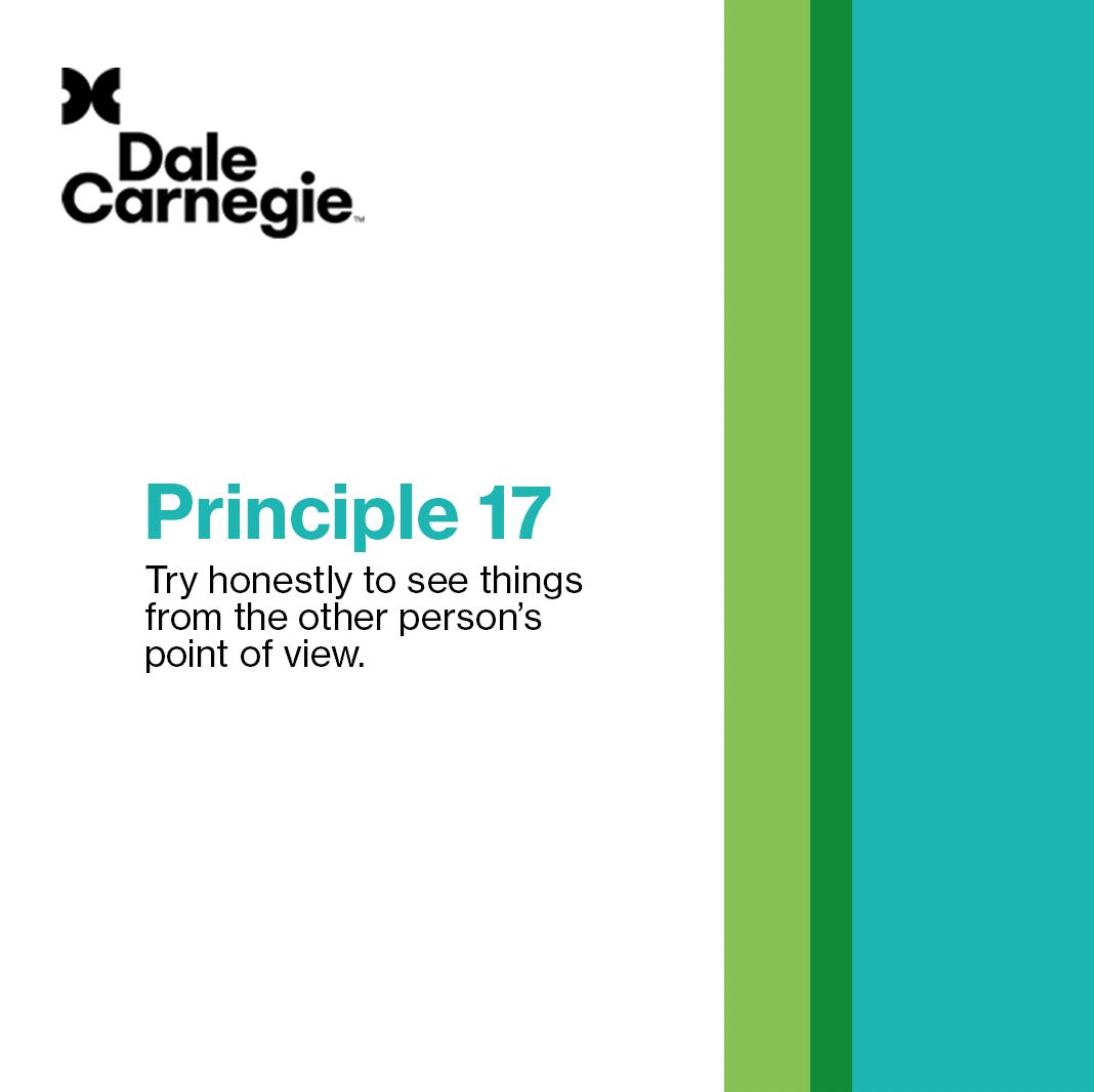 josephkhart's tweet photo. Principle #17 is an important one! #DCTakeCommand #DaleCarnegiePrinciples #LiveThePrinciples https://t.co/zHgae8hn9s