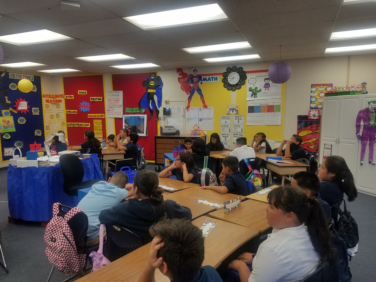 coach_ela's tweet photo. Welcome back 5th grade Superheroes! #mvsdrocks https://t.co/wFALY0onhv