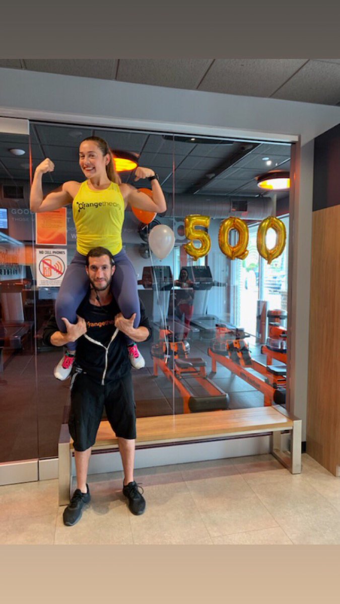 JohannaV614's tweet photo. Today I completed my 500th class @orangetheory! #500thclass #dedicated #otfaddict https://t.co/mHPtlWbLBr
