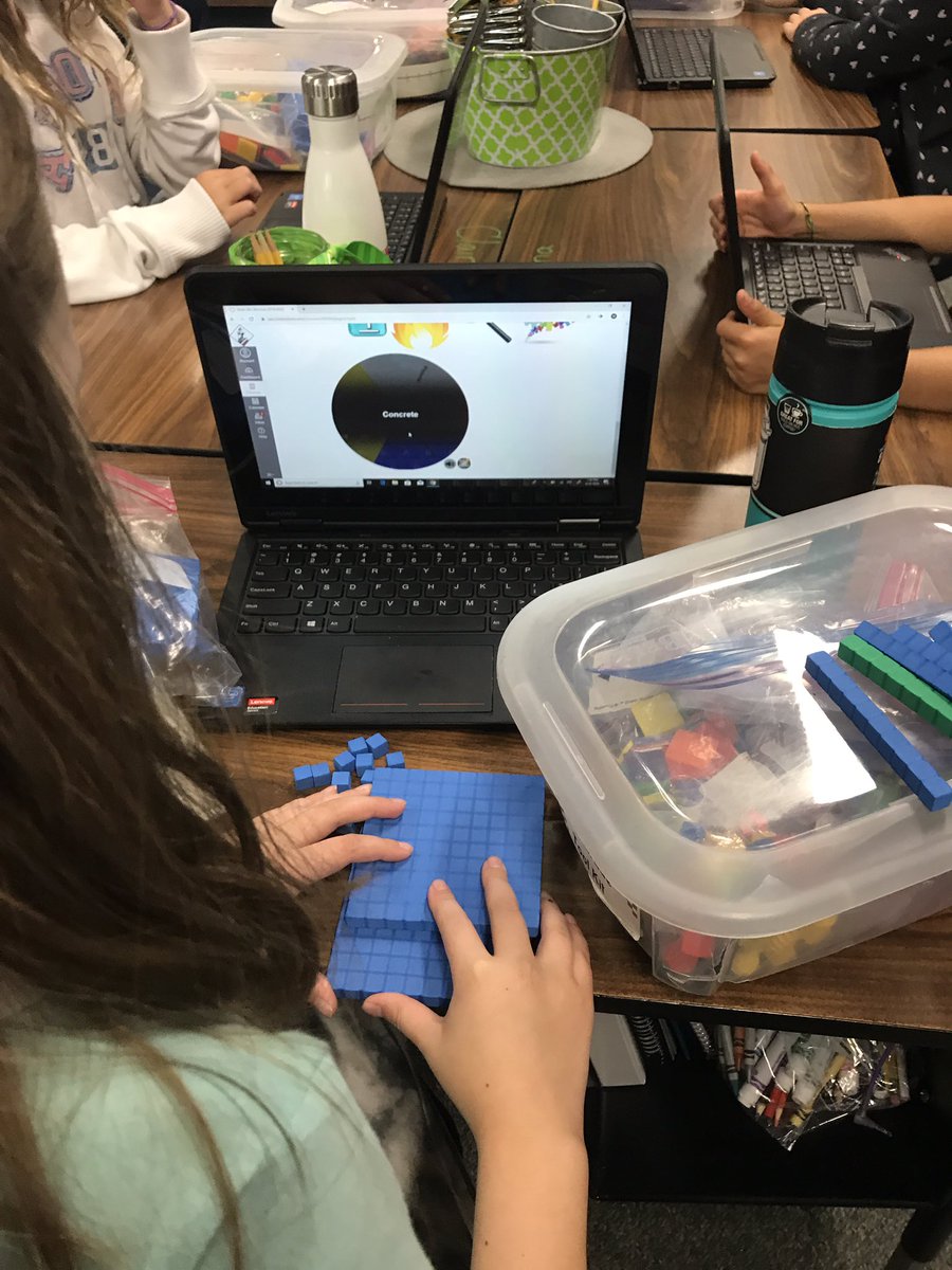 MSDSC_JWins's tweet photo. These mathematicians discussed different representations they can use to show their thinking! They practiced by spinning the representation wheel to show a strategy! #MathFirst20Days #Communicators #PortraitOfAGrad https://t.co/wto4CSgnNE