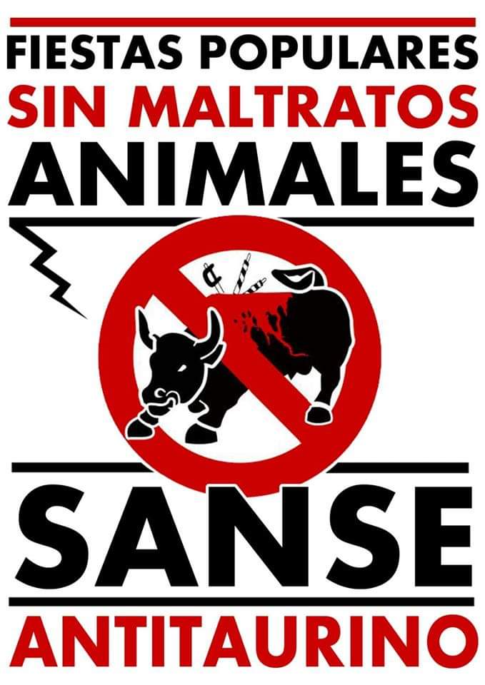 SanAntitaurino's tweet photo. Comienzan unas #FiestasSanse2019 donde todo vuelve a girar en torno a la #tauromaquia
Dejemosles claro también en redes que #Sanse quiere unas FIESTAS POPULARES SIN #MaltratoAnimal
#TauromaquiaEsViolencia
#SanseAntitaurino #TauromaquiaEsViolencia https://t.co/qjKjT6D23n