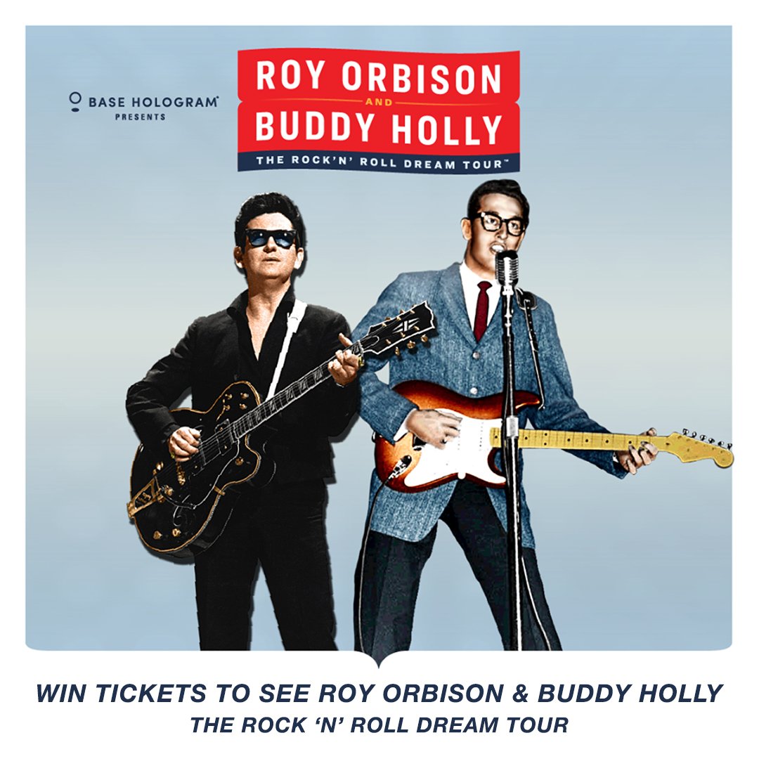 Win a special $100 merch pack and pair of tickets to see @Roy Orbison and @Buddy Holly's extraordinary hologram show here at the Helena Civic Center on October 11! Enter here: tnspk.co/aOsYsuw