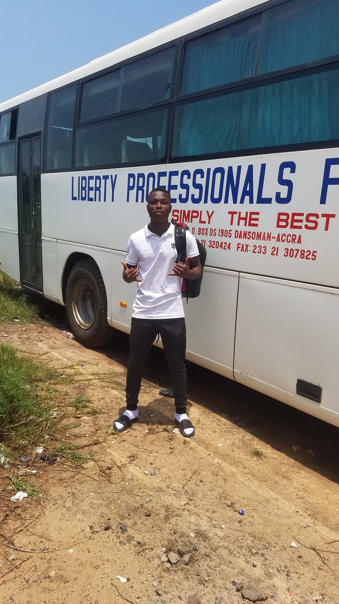 When your time is up you will get there Liberty Professionals Football Club 
Ebenezer is now coming to do his things in the Ghana Premier league