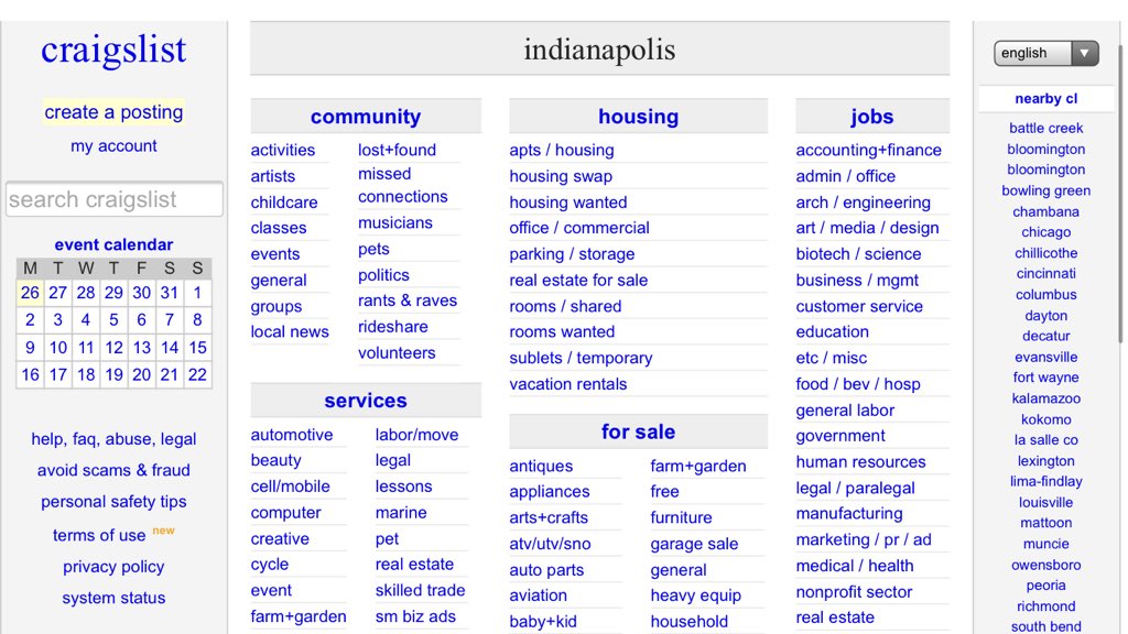 Craigslist Chicago Farm And Garden / Craigslist S Competitors Revenue