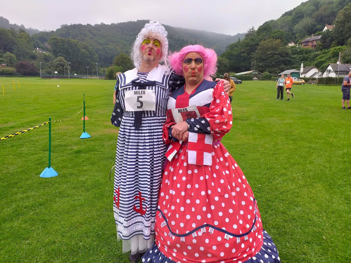 Did you spot us at Porlock fun run today.  We went incognito as usual.