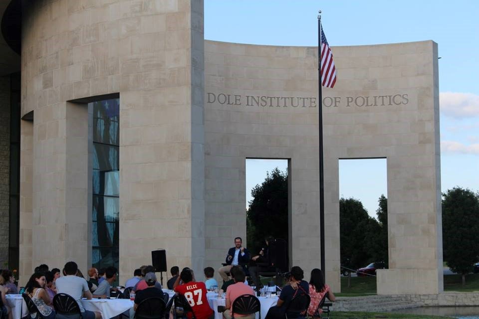 DoleSAB's tweet image. Welcome back #Jayhawks! Looking to get involved in a student organization? Wanting to check out what the @DoleInstitute has to offer? Join us on Thursday, Sept. 5 at 6 p.m. for Party on the Patio. #exploreKU #HawkWeek #Partio2019