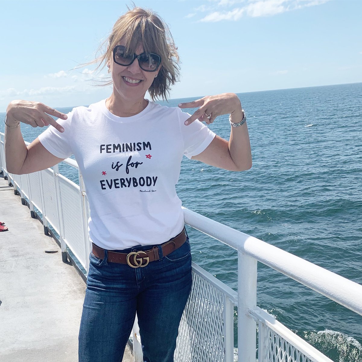 Celebrating #WomensEqualityDay2019 in my Feminism is for Everybody tee by <a href="/MichaelStarsInc/">Michael Stars</a> ! Proceeds benefit the ERA coalition.