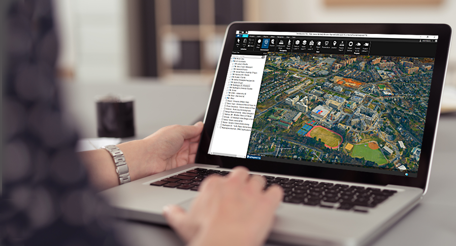 skylinesoft3D's tweet image. TerraExplorer’s presentation tools enable you to create custom presentations. Flight route, display, layer and object visibility, system time, popup messages and captions are just some of the information you can customize. bit.ly/30CEzcj #Skyline #TerraExplorer
