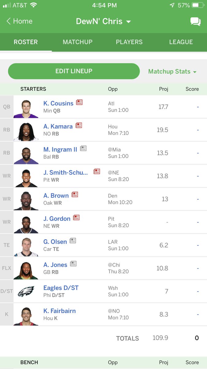 Dewseth's tweet photo. @FantasyAdvice99 10 team ppr https://t.co/r3jNRuWaYh