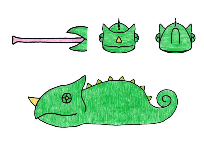 オリジナルモンスターのtwitterイラスト検索結果 古い順