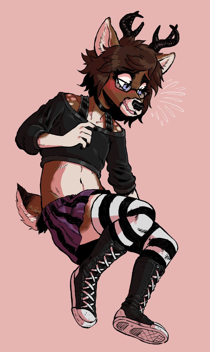 I'm a pan trans girl who makes comics and draws cute punk/goth/metalhe...