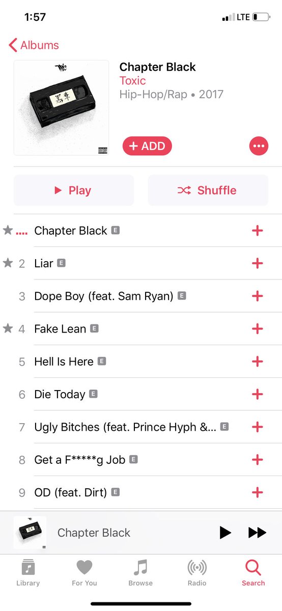 MightBeToxic_'s tweet photo. #ChapterBlack available everywhere 🤮 https://t.co/DyNrQxvBl0