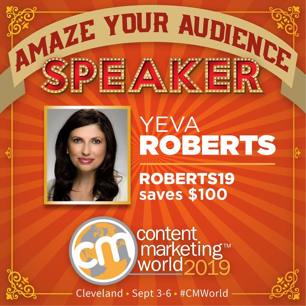 PFLcom's tweet photo. We live in a world that demands personalized marketing. In a session lead by @Yeva_Roberts at CMW, you’ll learn how to use Marketing Automation to listen to student preferences! Register with discount code ROBERTS19.  https://t.co/aySNTtRsOt @CMIContent #CMWorld https://t.co/hYr2KrsT3K