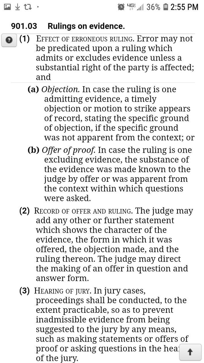 State violates WI statute 901.03 by not ruling on Biological evidence pertaining to bones located at Quarry &amp; MGP. These bones were not ruled on by the Court's as inadmissible when there was sufficient ground's they were connected to the case &amp; held exculpatory evidentiary value