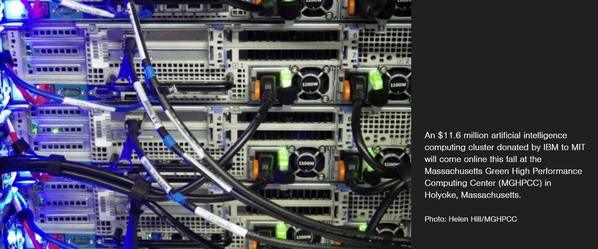 shvaikovsky's tweet photo. #IBM designed #Summit, the fastest #supercomputer on Earth, to run the calculation-intensive models that power modern #ArtificialIntelligence (#AI). Now #MIT is about to get a slice as IBM is #donating an $11.6M #ComputerCluster to MIT
https://t.co/cvMRfgerOQ
#MachineLearning https://t.co/Ygz8qsLwt5