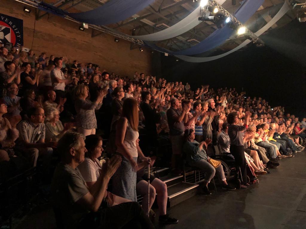 StoriesinTheatr's tweet photo. A massive thank you to everyone involved with @FishBowlThePlay at #edfringe, our amazing audiences who have supported the shows, our spectacular street team &amp; of course the incredible team at @ThePleasance &amp; @chloenelkin who have worked tirelessly. We are feeling SO grateful!🐟 https://t.co/1eVhsu4f1b