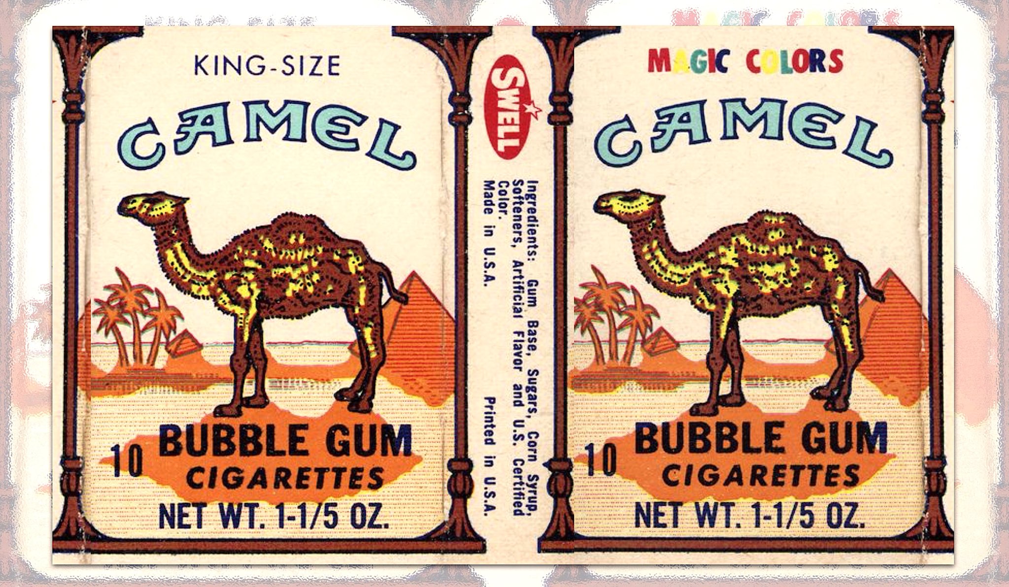 Retronewsnow على تويتر 1979 Retro Candy Camel Bubble Gum Cigarettes T Co Espd6h3gmn تويتر