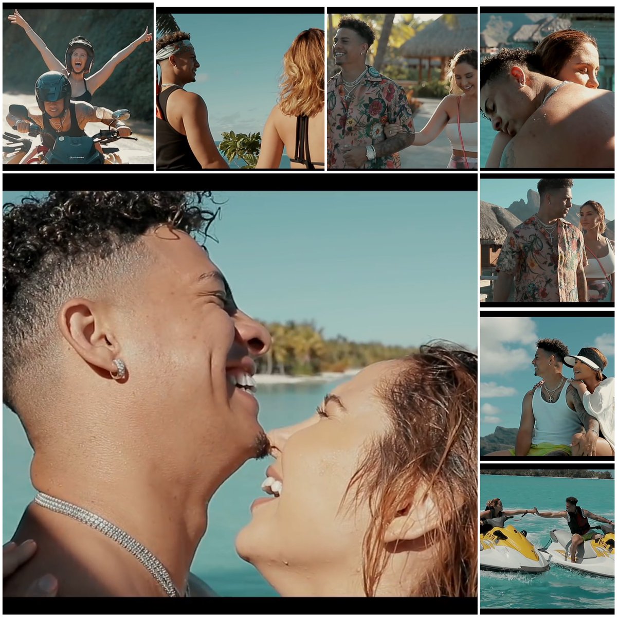 AriefaDeen's tweet photo. The ACE FAMILY’S new video is the perfect example of love, fun, adventures and just plain and simple living your best life. The amount of smiles in that video was endless. Keep living your best life. Hope you guys like the collage! @AustinMcbroom @CatherinePaiz https://t.co/bxL71Sl1at