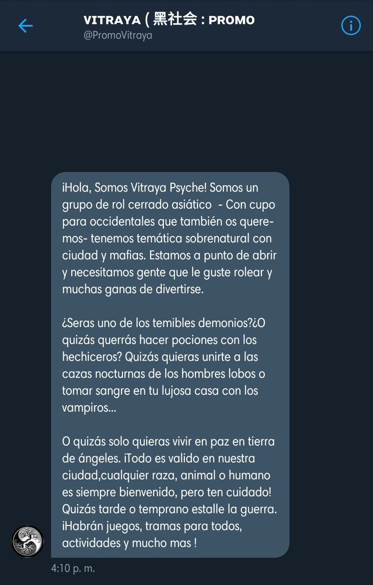 DispatchFake's tweet image. ㅤㅤㅤ☀ ; @PromoVitraya
ㅤㅤㅤㅤʚ  ⌠  PROMOCIÓN

ㅤ✦﹙¿Qué esperas para unirte?