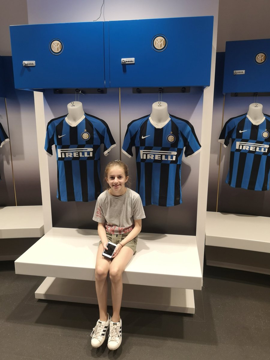 LadiesU11's tweet photo. Our #captain was lucky enough to be in the San Siro tonight, she's aiming for the @Inter womens team. #aimhigh #dream https://t.co/GUoPI6zjFC