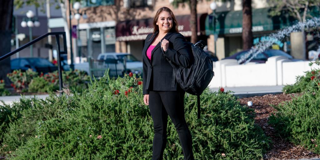 calstatelapage's tweet photo. Good luck to students beginning their Certificate Program in Project Management tonight in Monrovia. After completing this program in 2018, Lea Fukutaki (pictured) received a promotion to senior project manager at CareMore Health. #CalStateLAWelcome https://t.co/lClw1ytVhr https://t.co/z0HqipAkFV