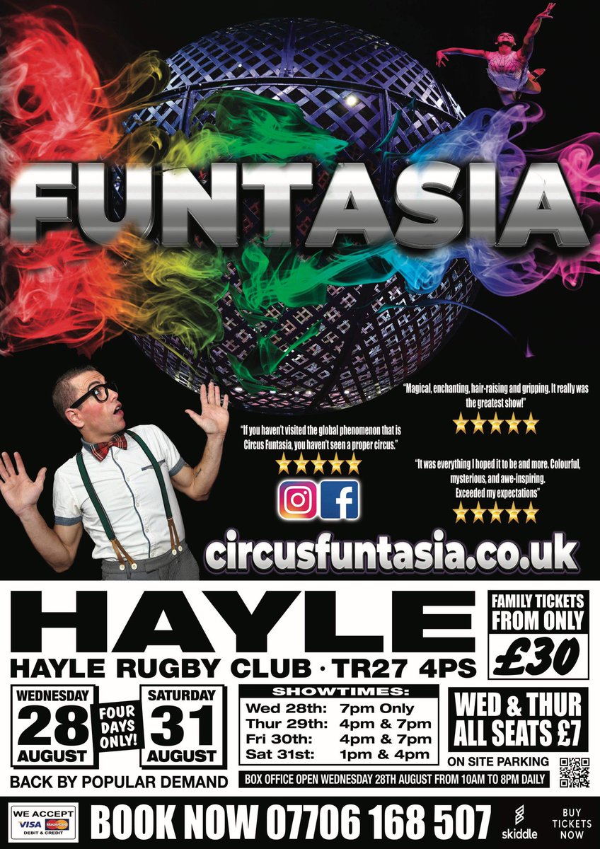 circusfuntasia's tweet photo. Next venue! #Hayle #cornwall #kernow #cornwallwithkids #circusfuntasia #circus #gwithian #godrevy #stives #angarrack @HAYLERFC https://t.co/dM7uxz81aV