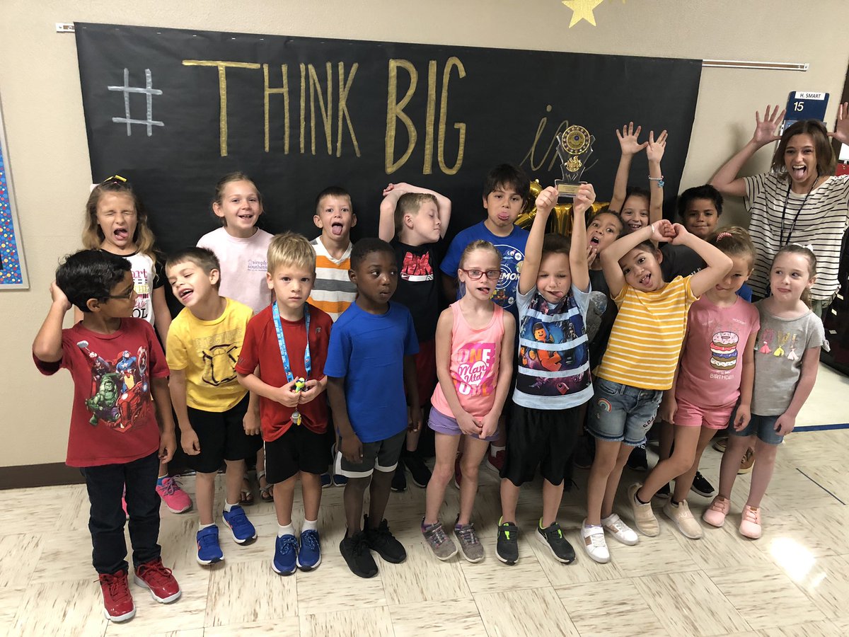 LampasasKWE's tweet photo. Congratulations  to students in Miss Smart and Mrs. Calk’s classes for winning the attendance trophies for last week! Who will it be this week? #ThinkBigLISD #ThinkBigKWE https://t.co/xF1m75Qfdd