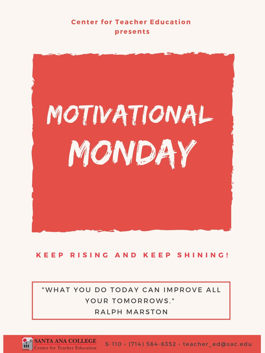 Happy first day of Fall 2019!!! Keep shining Santa Ana College students! 💯