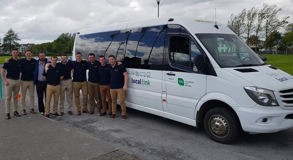 TFILocalKerry's tweet photo. Local Link Kerry delighted to transport the Rose Escorts during their Boot Camp weekend all over Kerry.. #roseoftralee #roseescorts #bootcamp #locallink https://t.co/BIIYIB20qr