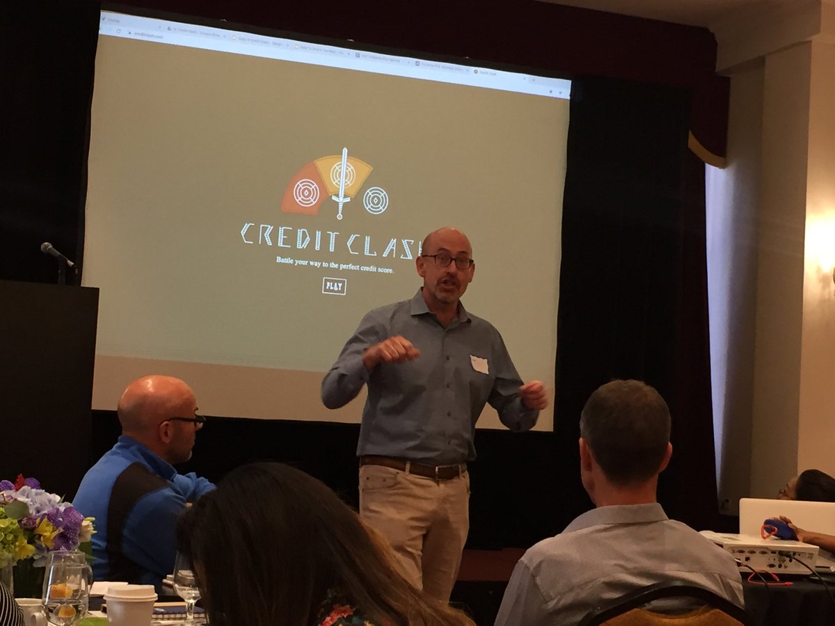 SarahElwellDC's tweet photo. World premiere of @NextGenPF #CreditClash interactive game to teach students about #credit #creditscore #Winning #EconomicEmpowerment #FREE https://t.co/B40TJ8EUZU