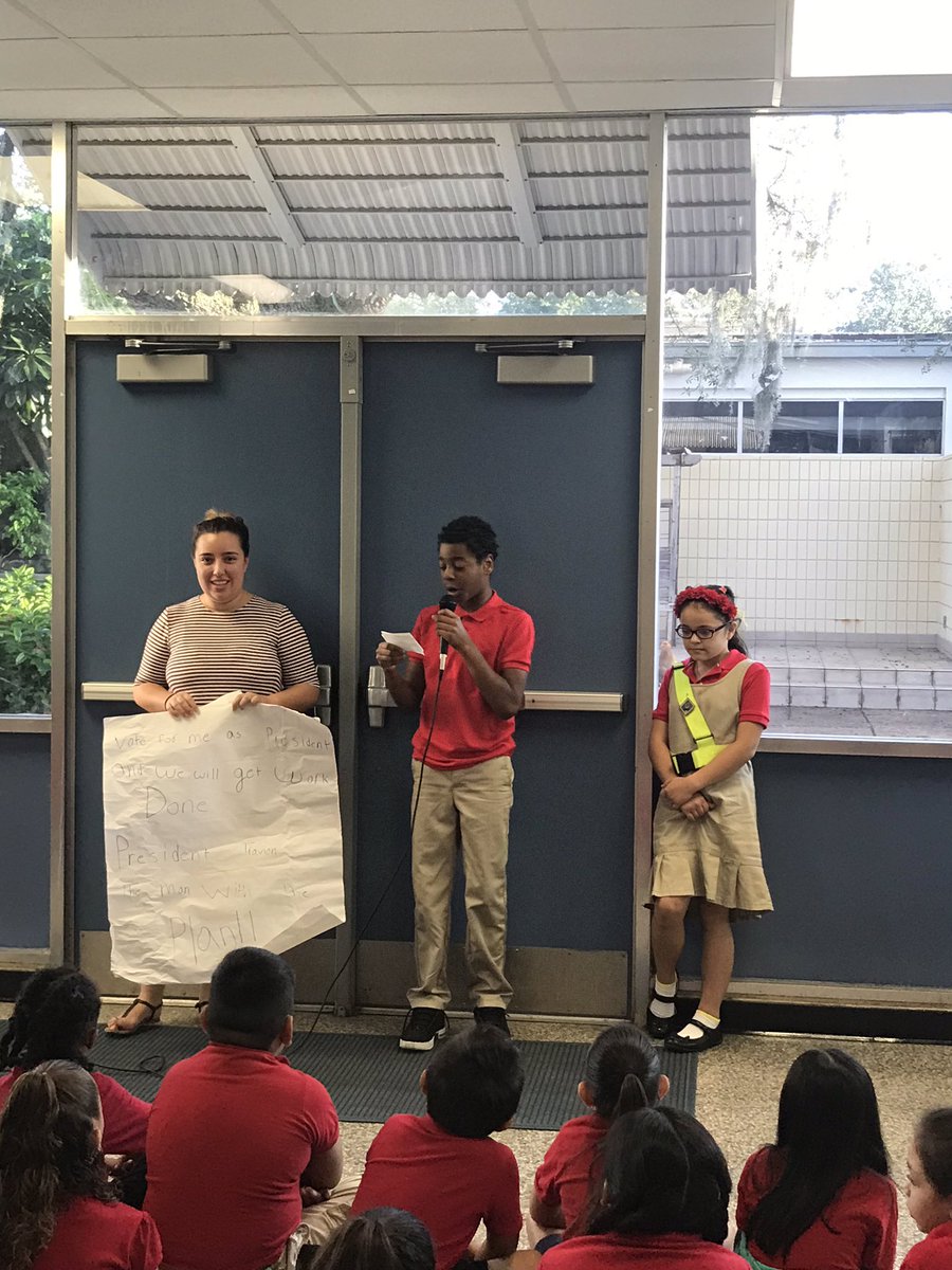 Just a little behind the scenes of our election process! Today Badgers listened to their future leaders. One favorite quote from a Vice President candidate: “I promise to help execute the ideas of our leaders” ❤️ #PERSEVERANCE #THATISUS @MortElementary