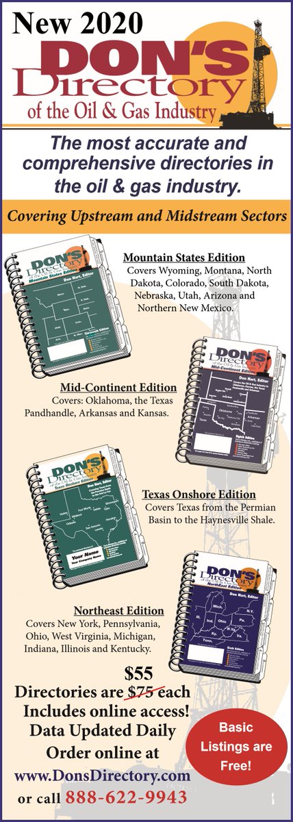 DonsDirectory's tweet photo. Place your orders for 2020 Don's Directories at Pre-Publication Pricing!  Books will ship at the 1st of the year but if you order now, you'll only pay $55 Even better, order 4-7 copies of any region and receive each book for $45 each.  7 or more and the price drops to $40 each. https://t.co/s9dCJxeEvY