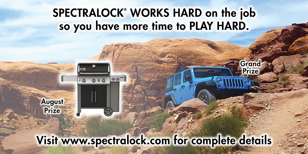 LATICRETE's tweet photo. ATTENTION Tile & Stone Contractors/Installers: Enter to win a Weber grill & Jeep Wrangler in our #laticrete #SPECTRALOCK Work Hard. Play Hard. #Sweepstakes! Enter by 9/9/19 at 11:59 PM ET for your chance to win. Click for the entry form & rules > https://t.co/XugaQWpL5G https://t.co/vBAfcUB9Pc