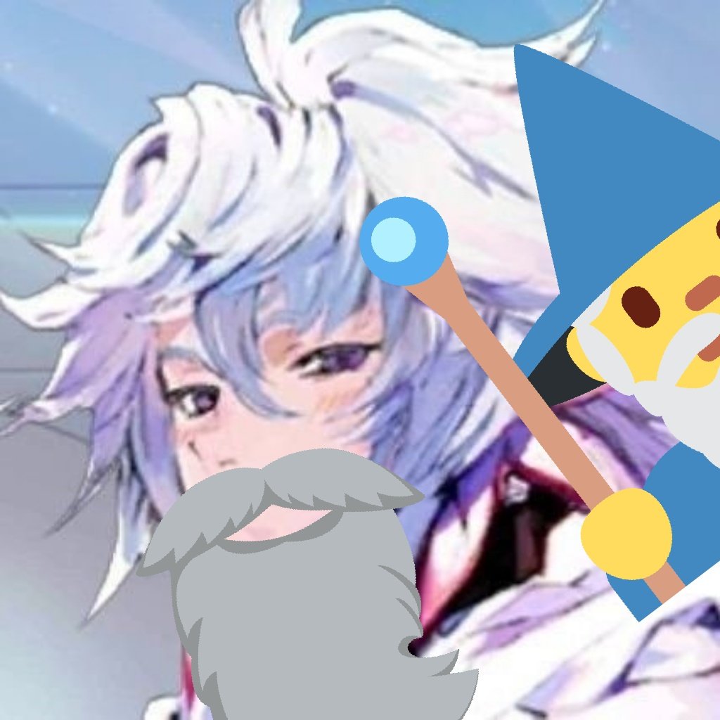 MagiMerlinLive's tweet photo. Everyone's doing lily events so I thought I'd join in but instead of being a cute kid I'm going to be 70 for a bit. what do you think of my idea https://t.co/wURON4mFKF