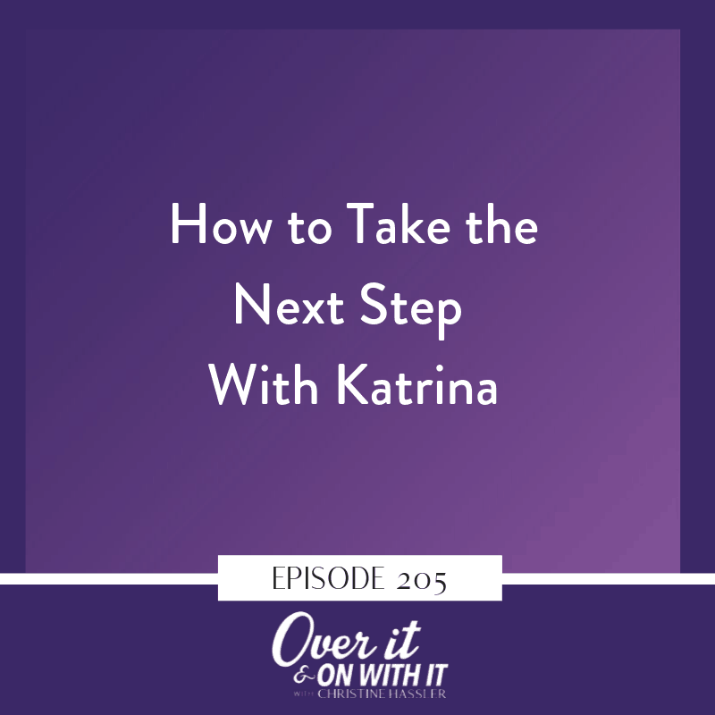 If you’re harder on yourself than you are on anyone else, this episode of Over It &amp; On With It is for you. bit.ly/2TywgvF  I encourage you to make time to interrupt your inner critic by acknowledging yourself &amp; telling yourself how proud of yourself you are!