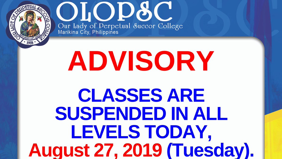 OLOPSC_OFFICIAL's tweet photo. #WalangPasok 
#OLOPSCMarikina https://t.co/irwmm2BAXp