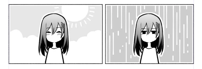 最近描いたお気に入りの2コマ。 