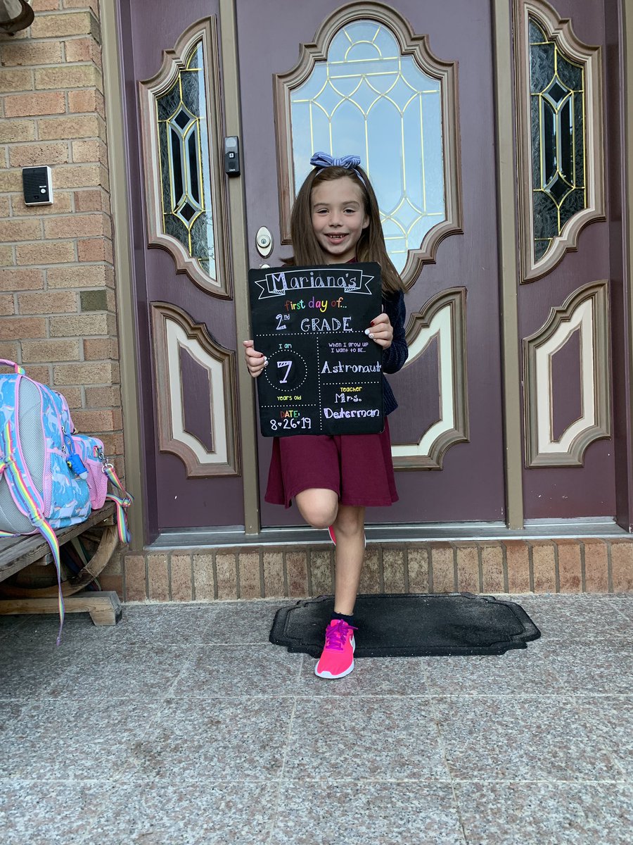 First day of second grade! #mountienation