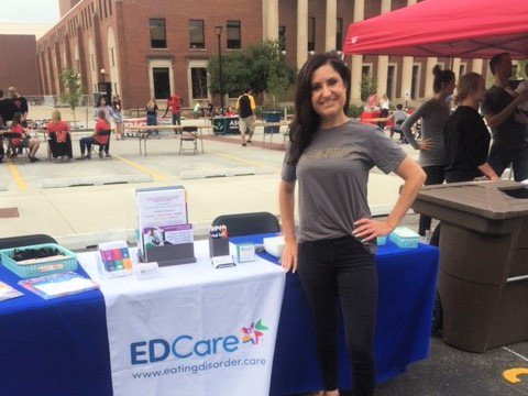 EDCareDenver's tweet photo. #EDCare Lincoln had a great time welcoming new and returning students at @UNLincoln #BigRedWelcome Street Festival yesterday! #UNL #BackToSchool #EDRecovery https://t.co/ki17yHHOtq