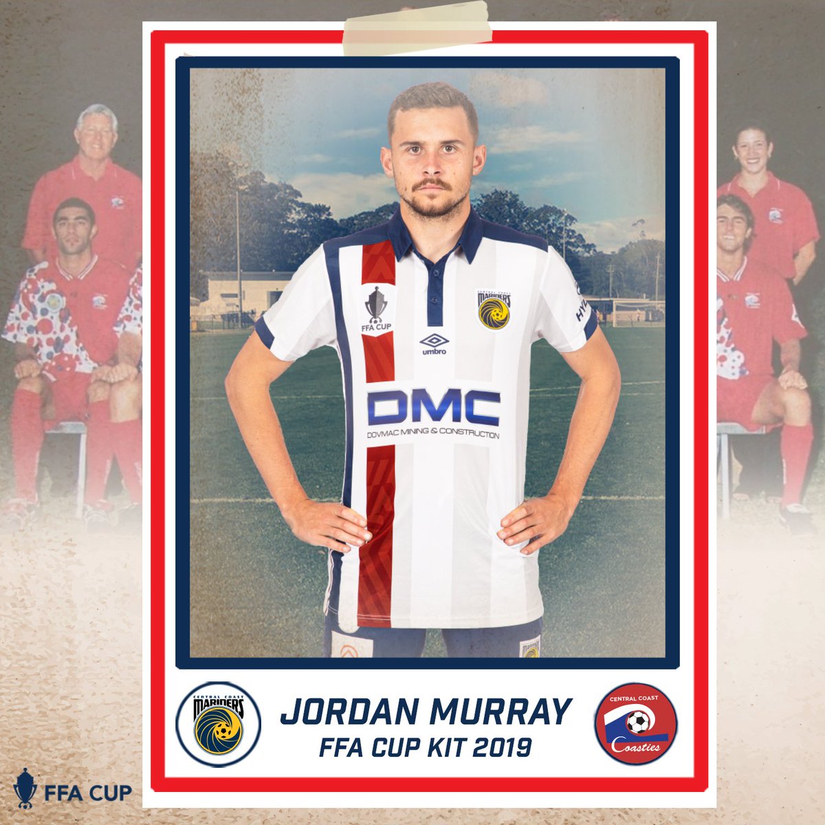 CCMariners's tweet photo. It’s our kit for the Coast, it’s our kit for the Coasties, it’s our kit for the #FFACup. 🏆

Here is your first-look at the ‘Coasties’ inspired red, white &amp; blue retro kit that we will wear on Wednesday against Brisbane: https://t.co/K69TKxXqNS 

#CCMFC #FFACup #MagicOfTheCup https://t.co/OoWDKZ2Os1