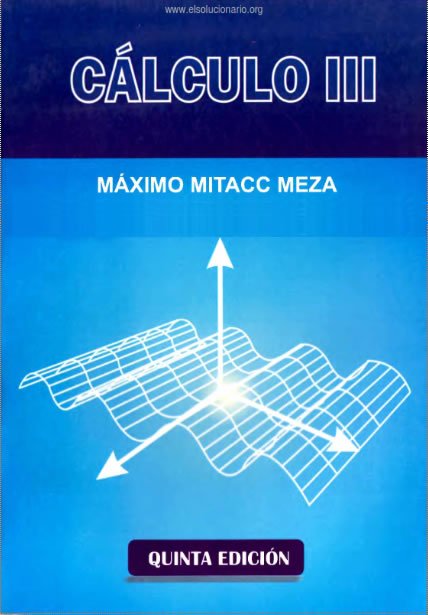 elsolucionario's tweet photo. Cálculo III - Máximo Mitacc Meza - 5ta Edición / https://t.co/7k6JNIo7oZ
---
#CreacióndePlanes #Derivada #Funcionesvectoriales #Libro #Química #VariasVariables #CálculoMultivariable https://t.co/15L2s4bNOv