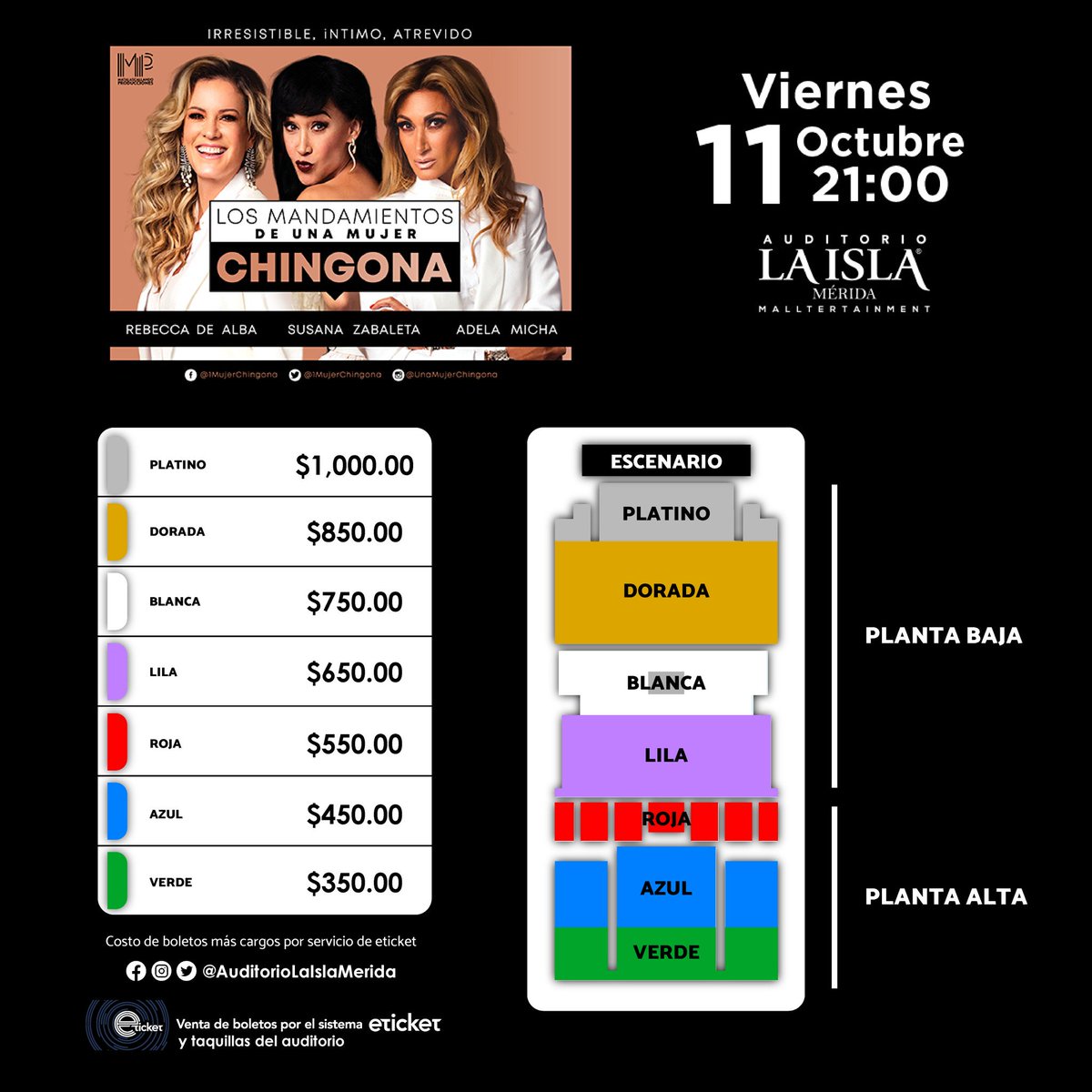 Auditorio La Isla Mérida tweet media