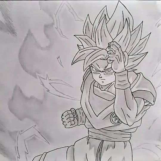 X 上的The Art：「Son Goku Ssj Blue Kaioken x20