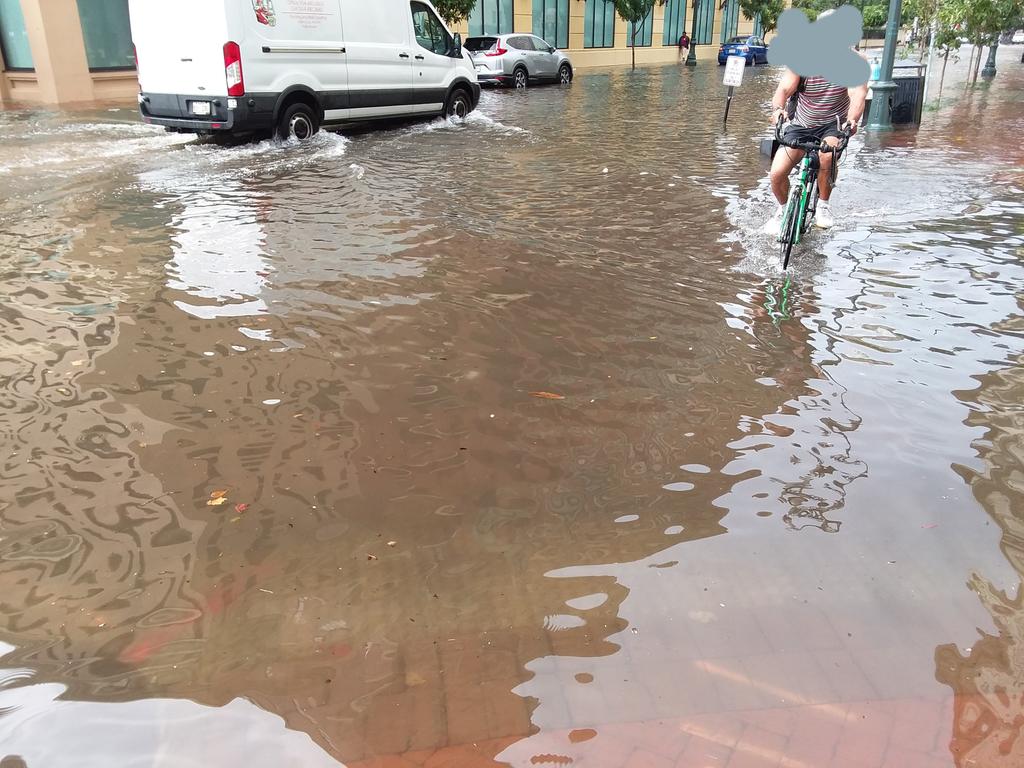Welp, I'm wading home in ruined shoes