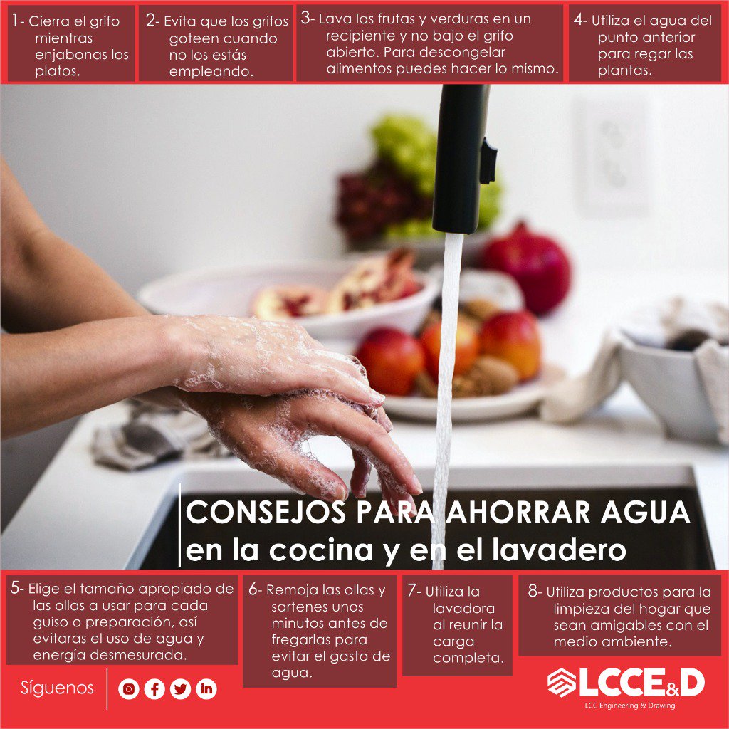 lcc_ed's tweet photo. La Semana Mundial del Agua se celebra este año del 25 al 30 de Agosto, reunimos estos consejos para darle el valor que este recurso se merece. Para más información con respecto a la programación y colaboradores de la #WWWeek ingresa a la página https://t.co/XEWCSlf16c #Water https://t.co/vMTlZVTyYa