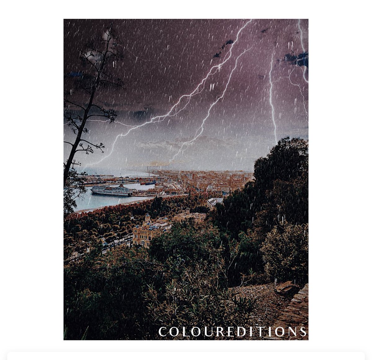 coloureditions's tweet photo. Bad day in #malaga... 
.
. Follow me for more! @coloureditions 
. Instagram &amp; Twitter!

#Tormenta #Andalucía #CostaDelSol #dailyphoto https://t.co/BL6fZN8CR8