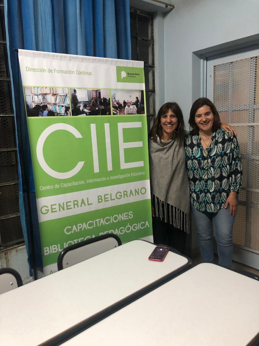 VicZorraquin's tweet photo. Acabo de visitar el @ciiebelgrano ¡Gracias Silvia por el intercambio que tuvimos! 👏
Aprendo mucho con cada una de estas charlas porque nos sirven para seguir fortaleciendo la Formación Continua de PBA @BAeducacion https://t.co/96HgVCDSNj