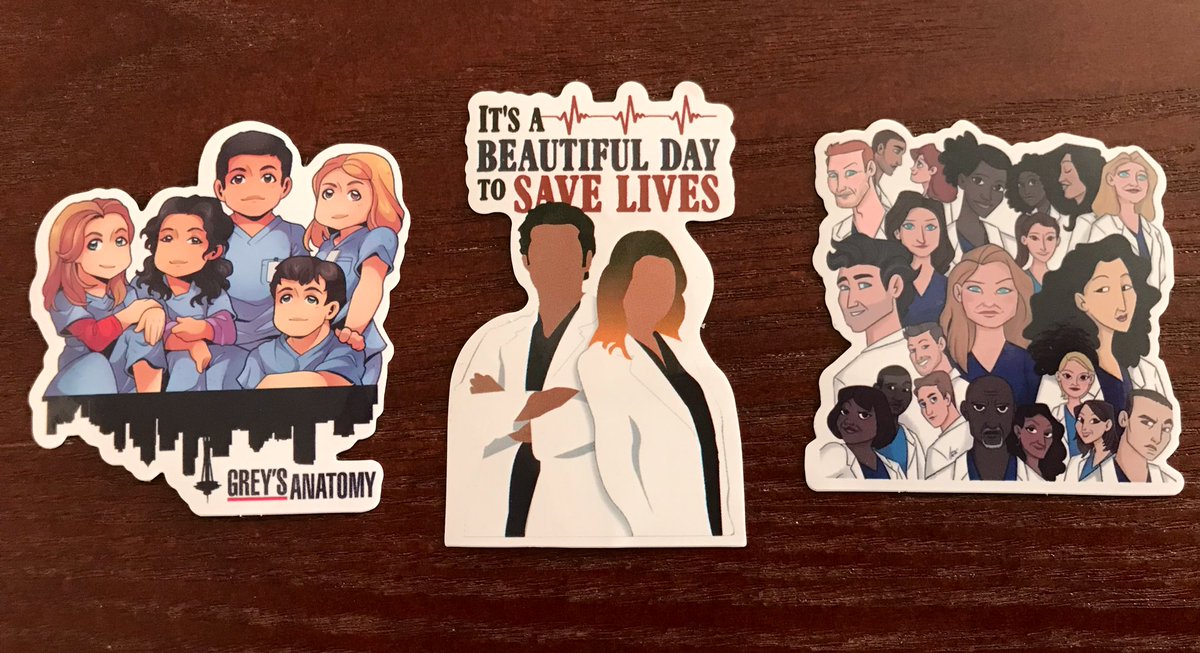 GREY’S ANATOMY GIVEAWAY! 

I’m giving away Grey’s themed stickers for water bottles, luggage, etc. to ****10 PEOPLE****☺️💉

To be entered in the drawing, all you have to do is retweet this tweet and follow this page! 
(Only for those living in U.S.) 

GOOD LUCK!