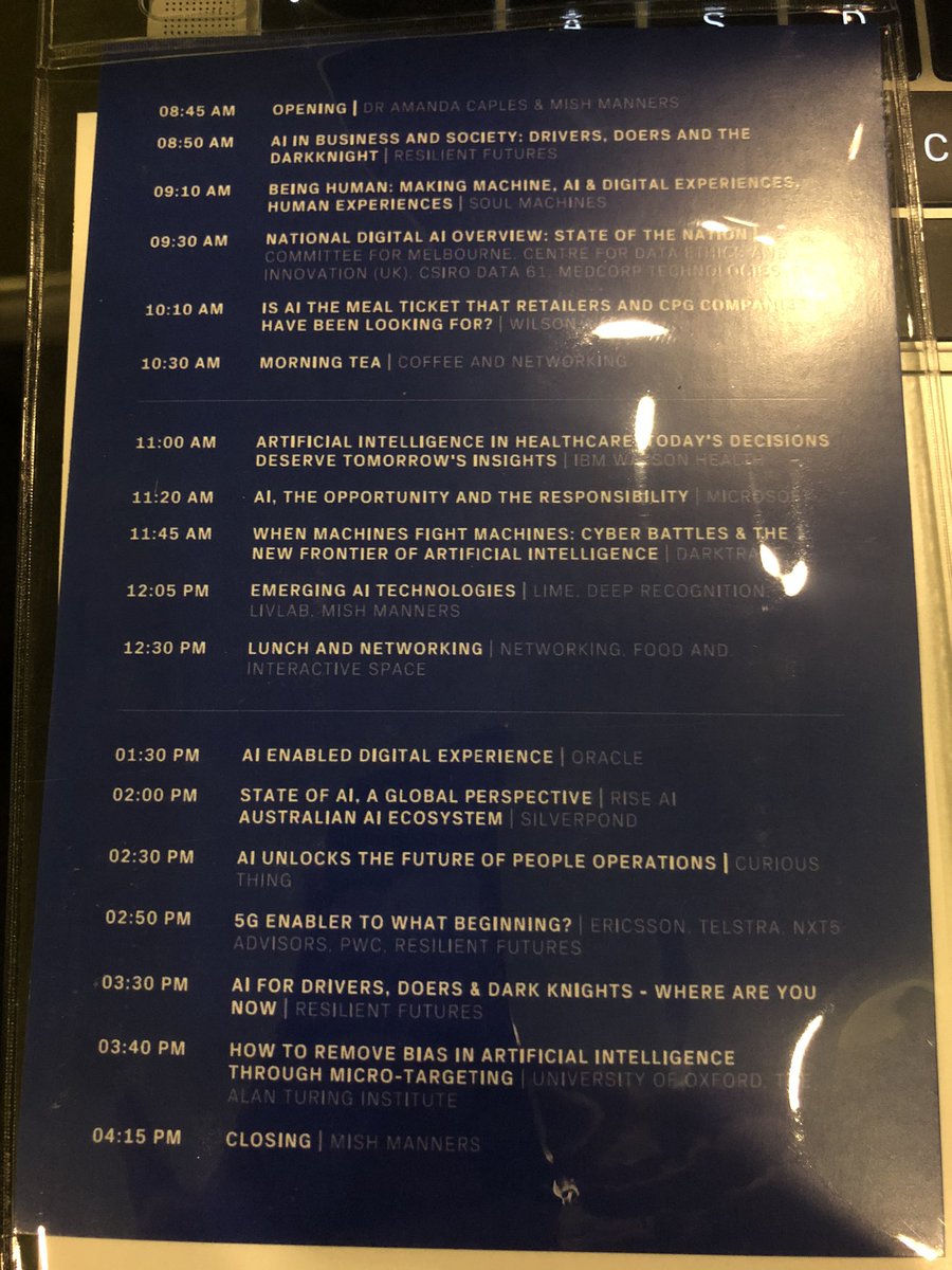 ready for an interesting and thought provoking day ahead at the #digitalaisummit