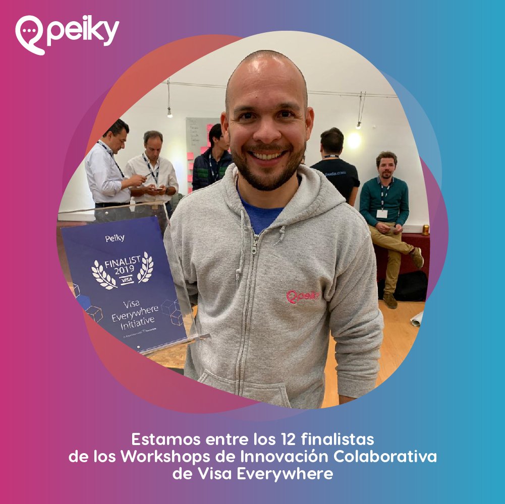 ¡Somos finalistas! Ahora nos esforzaremos por llegar a lo más alto de los Workshops de Innovación Colaborativa de #Visa #EverywhereInitiative  y <a href="/Finnovista/">Finnovista</a>, en Miami. bit.ly/344LzBd